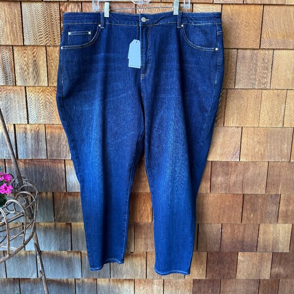 Universal Standard Joni High-Rise Curve Skinny Jeans Women’s Sz 26 Midnight Blue - Picture 1 of 15